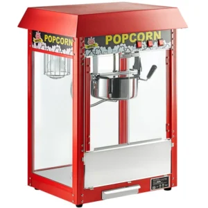 PM30R Royalty Series 8 oz. Red Commercial Popcorn Machine / Popper - 120V, 1320W