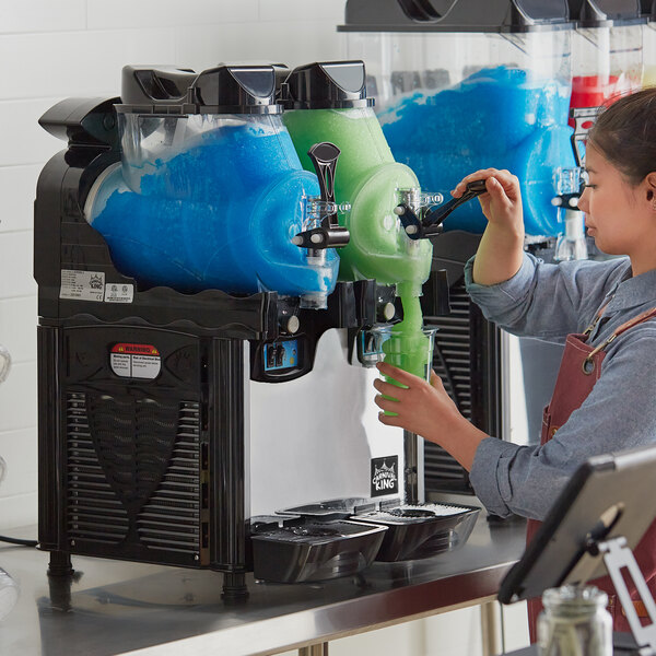 Dual 2.6 Gal Pourover Slushy Machine (120V)