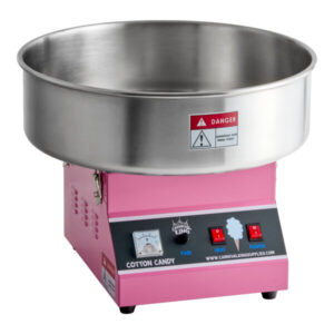 Processed By:hkeighton on 12-1-2025Edited By:mkluck on 12-2-2025 CCME21 Cotton Candy Machine with 21" Stainless Steel Bowl - 110V