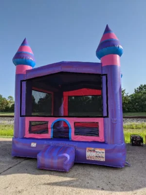 Purple Bounce House Basketball Goal (13L 13W 13T)