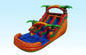 Dual Lane FIRE PALM Water Slide (13T 12W 27L)