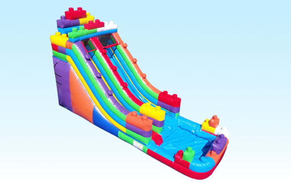 18 Foot Tall Party Blocks Water Slide (18T 11W 31L)